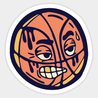 Disgusted Basketball Sticker